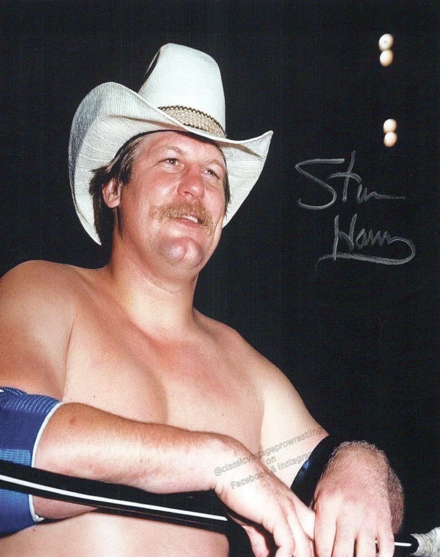 Stan Hansen (8x10 photo) NWA WCW signed auto autograph