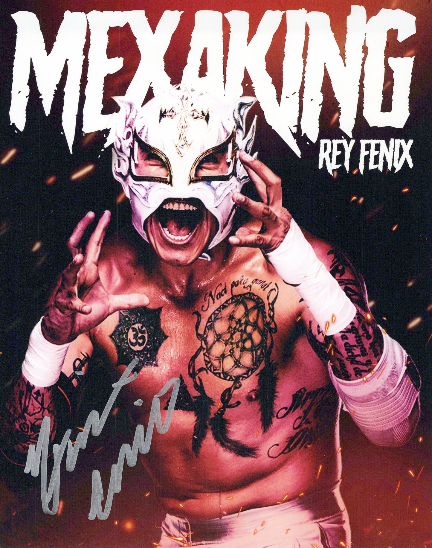 Rey Fenix AEW TNA WWE 8x10 photo signed auto autographed