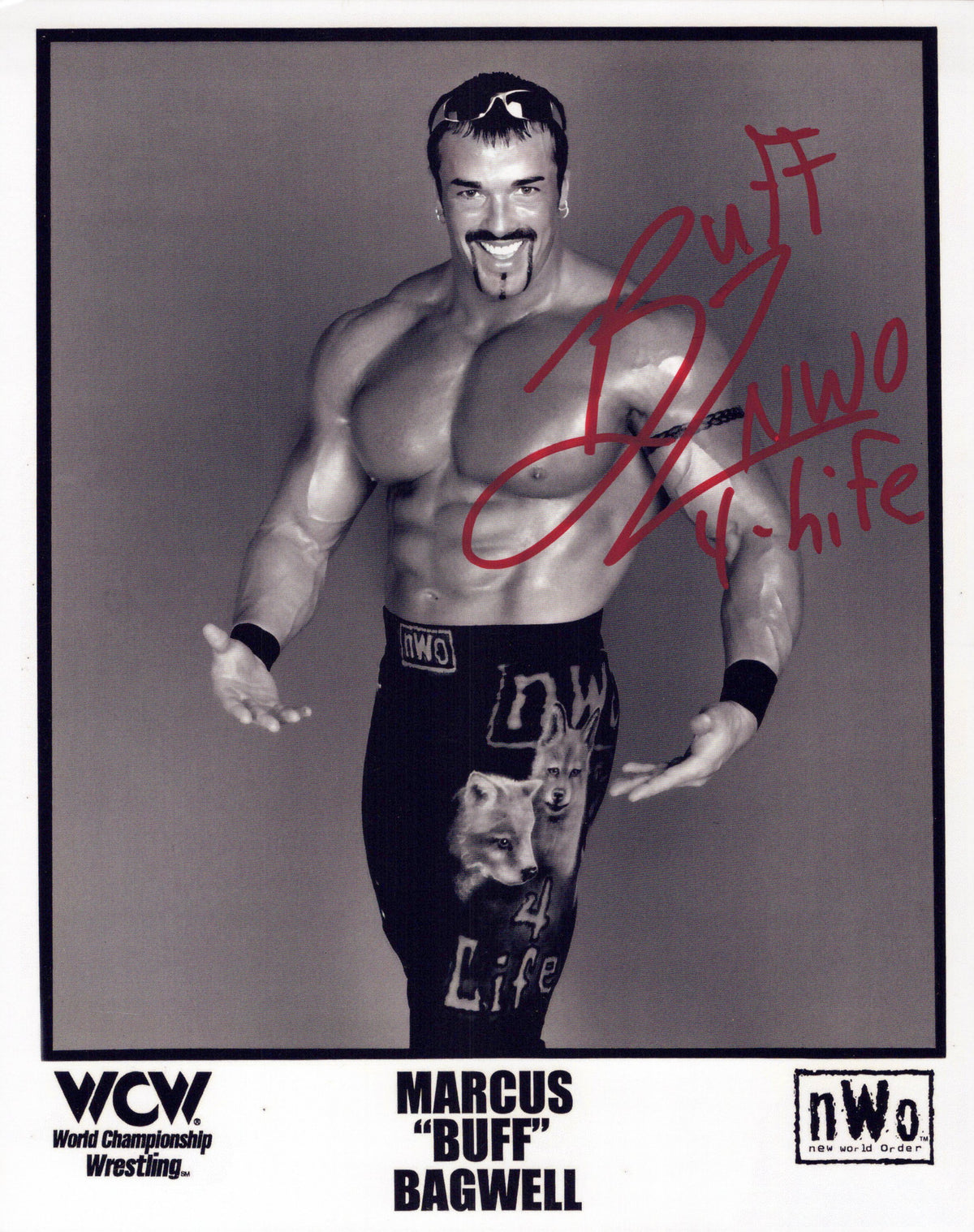 Buff Bagwell (8x10) WWE WCW NWO photo signed auto autographed