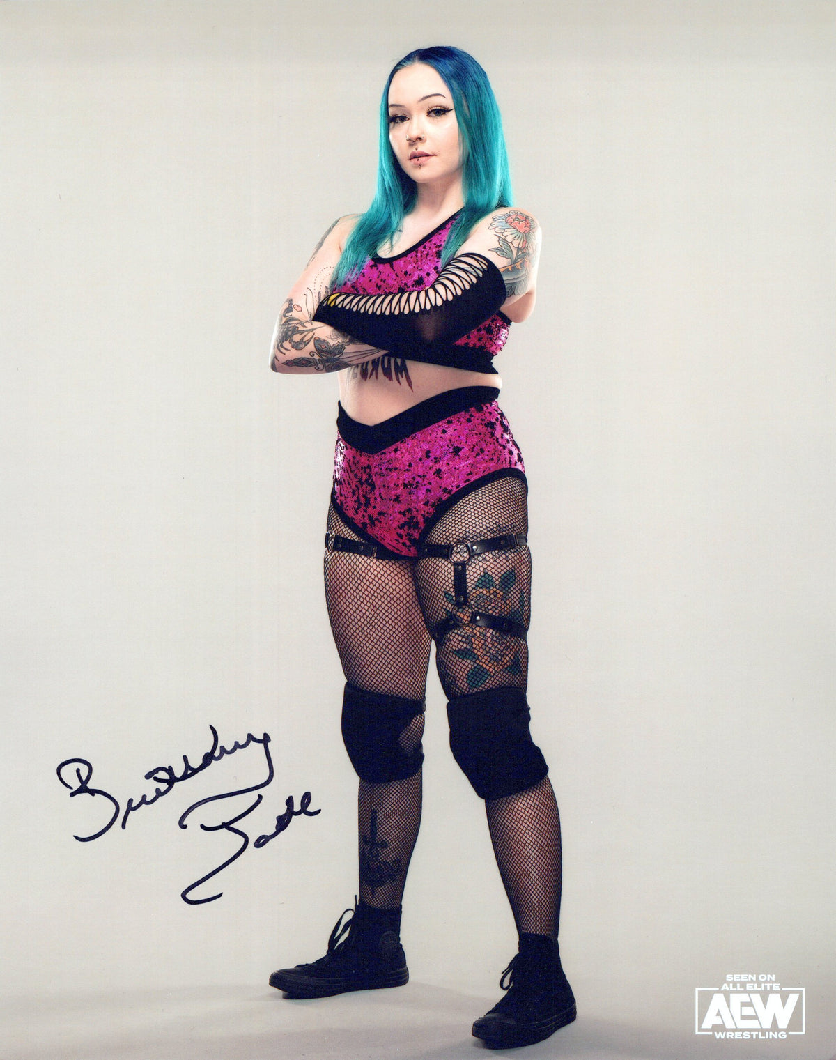 Brittany Jade (8x10) WWE NXT TNA GCW MLW photo signed auto autographed