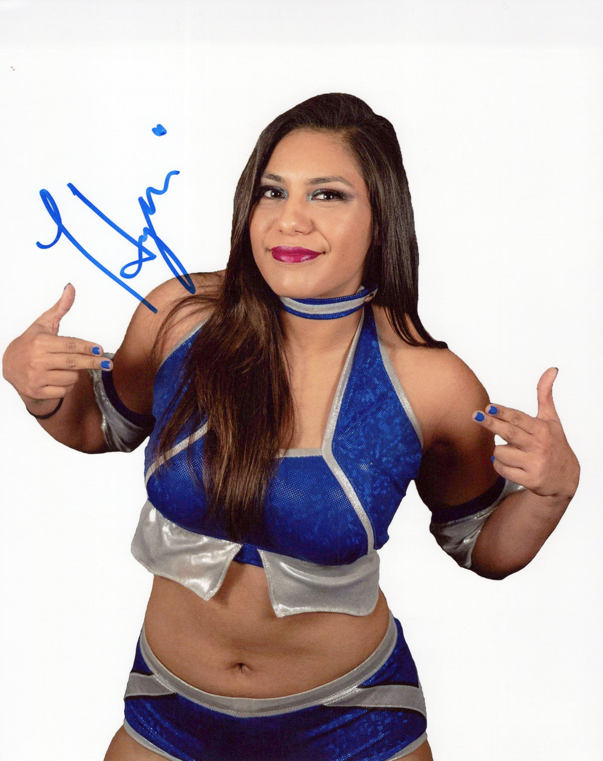 Hyan (8x10) WWE NXT TNA GCW MLW photo signed auto autographed