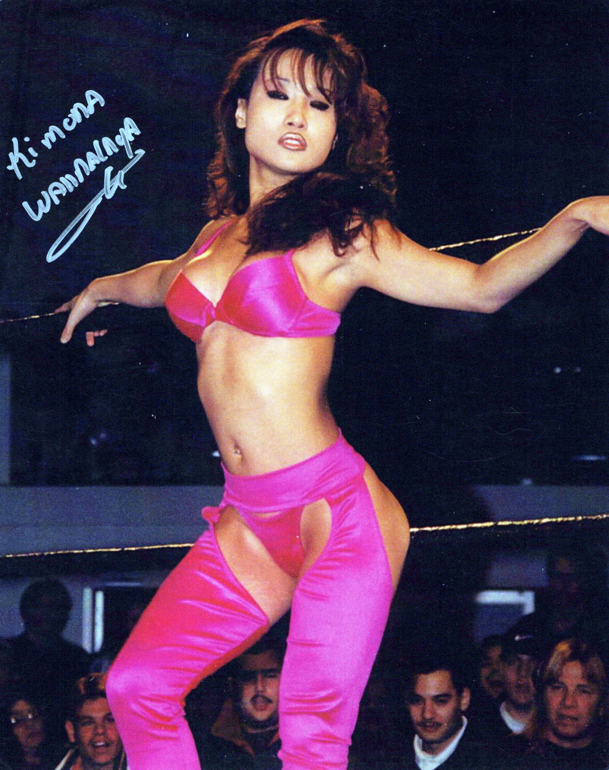 kimona wanalaya ECW 8x10 photo signed auto autographed