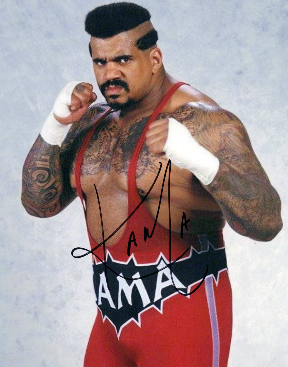 Godfather 8x10 Papa Shango Kama signed auto autographed WWE WWF