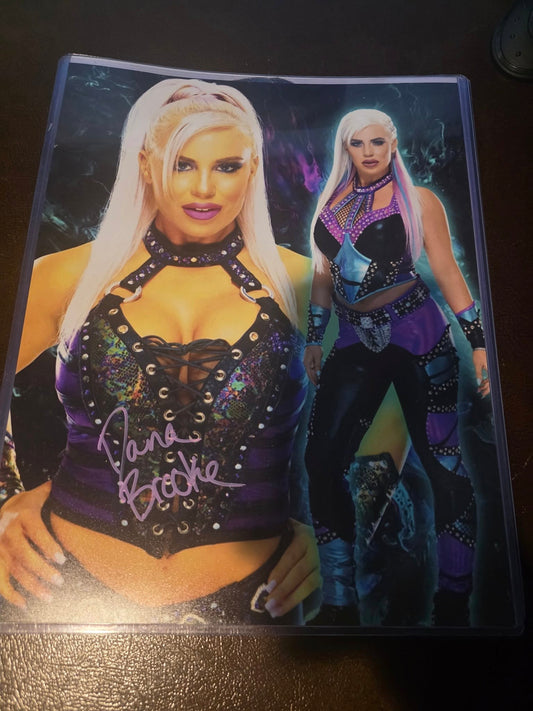 Dana Brooke Ash by Elegance (11x14) WWE TNA NXT photo signed auto autographed