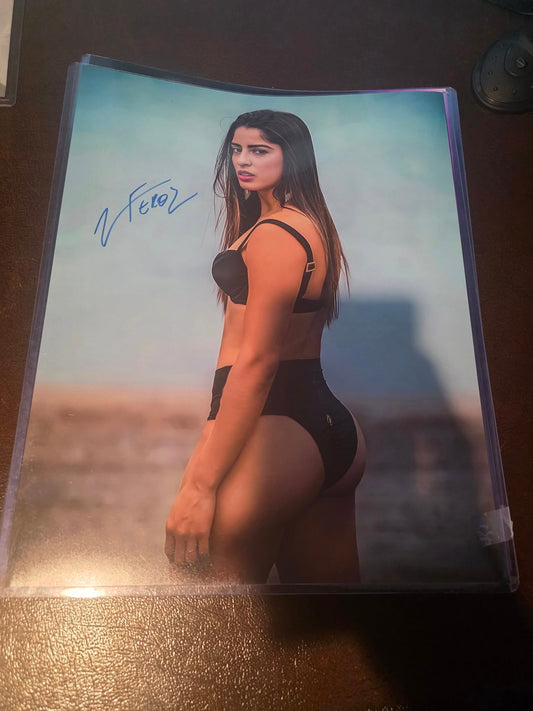 Valentina Feroz (11x14) WWE NXT photo signed auto autographed FUNHOUSE