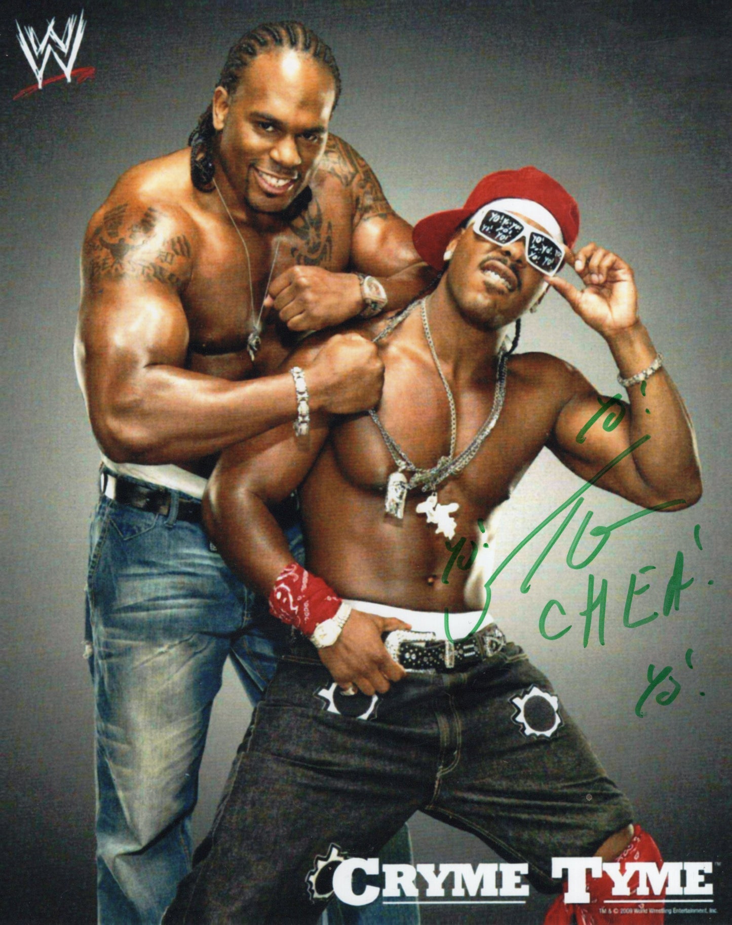 JTG Jay the Gawd WWF 8x10 photo signed auto autograph
