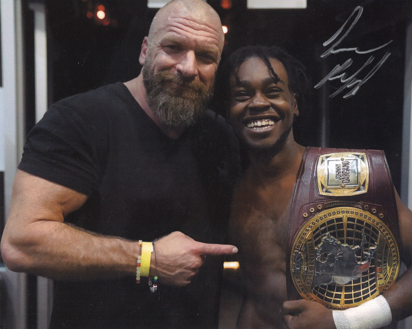 Leon Ruff TNA WWE NXT 8x10 photo signed auto autographed