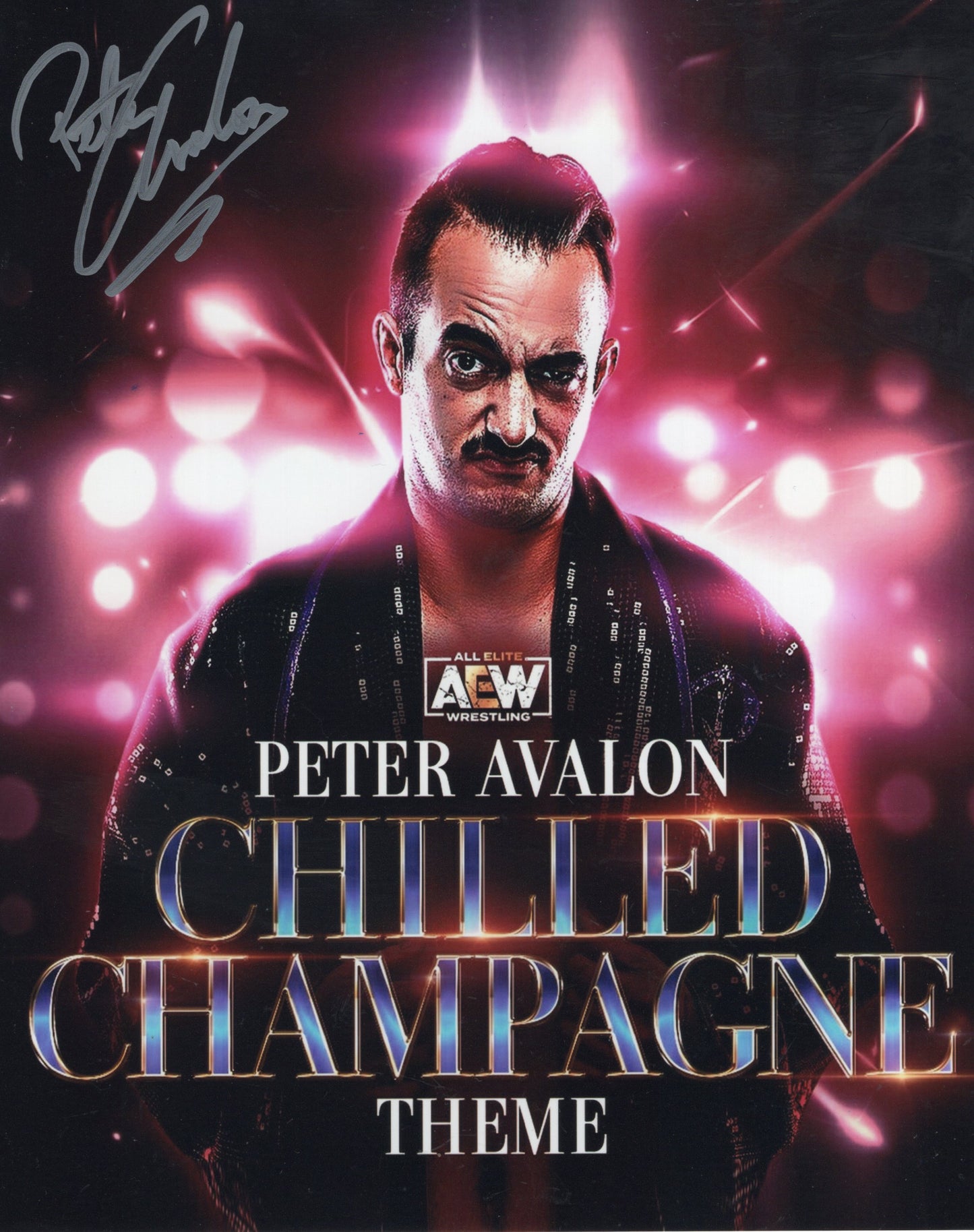 Peter Avalon AEW 8x10 photo signed auto autograph
