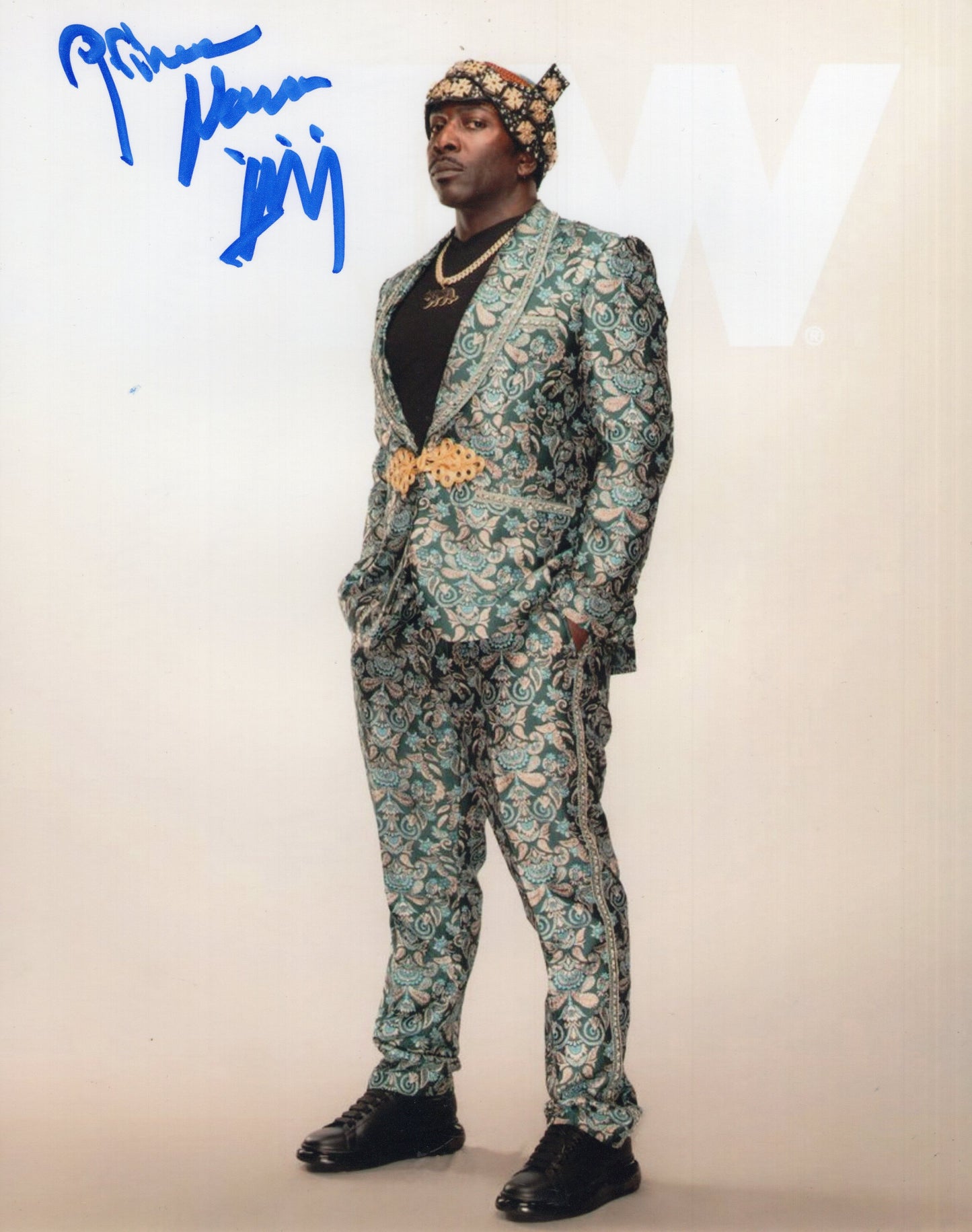 Prince NANA 8x10 photo signed auto autograph AEW TNA ROH
