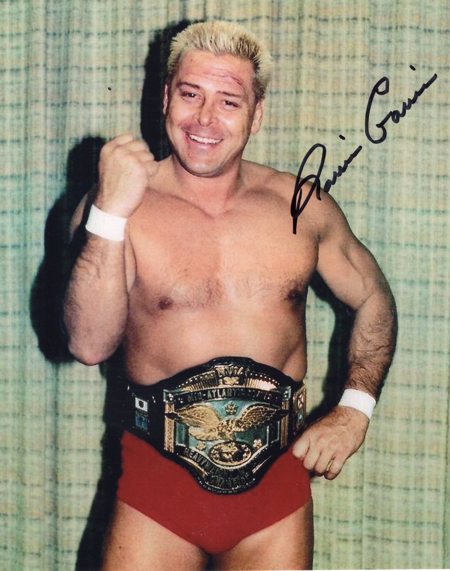 Ronnie Garvin WWF WCW 8x10 photo signed auto autograph