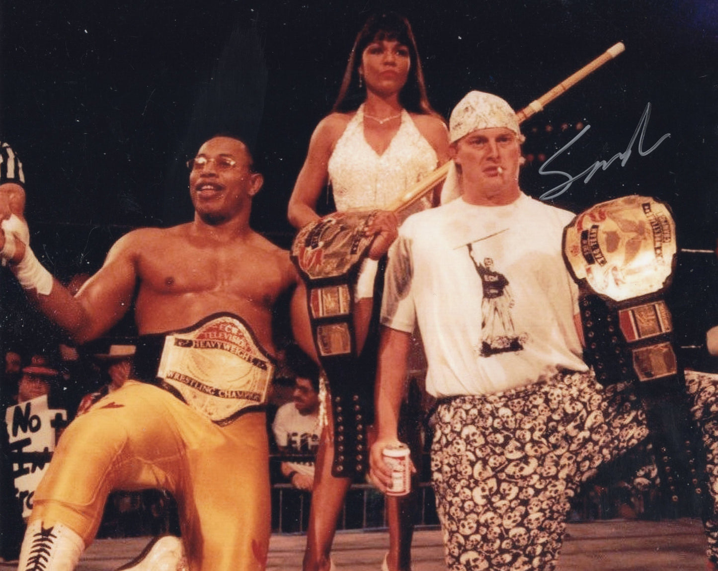 Sandman ECW WWF WWE 8x10 photo signed auto autograph