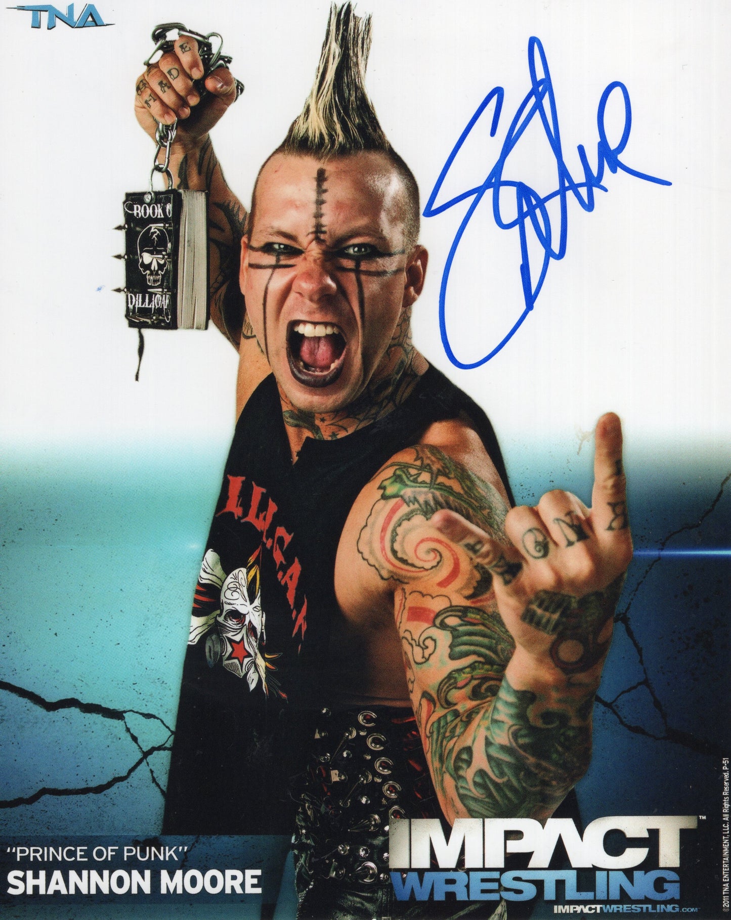 Shannon Moore WWF WCW 8x10 photo signed auto autograph