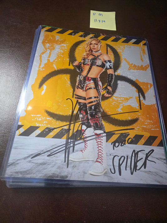 Thekla (metallic 11x14) AEW  NJPW photo signed autographed inscribed