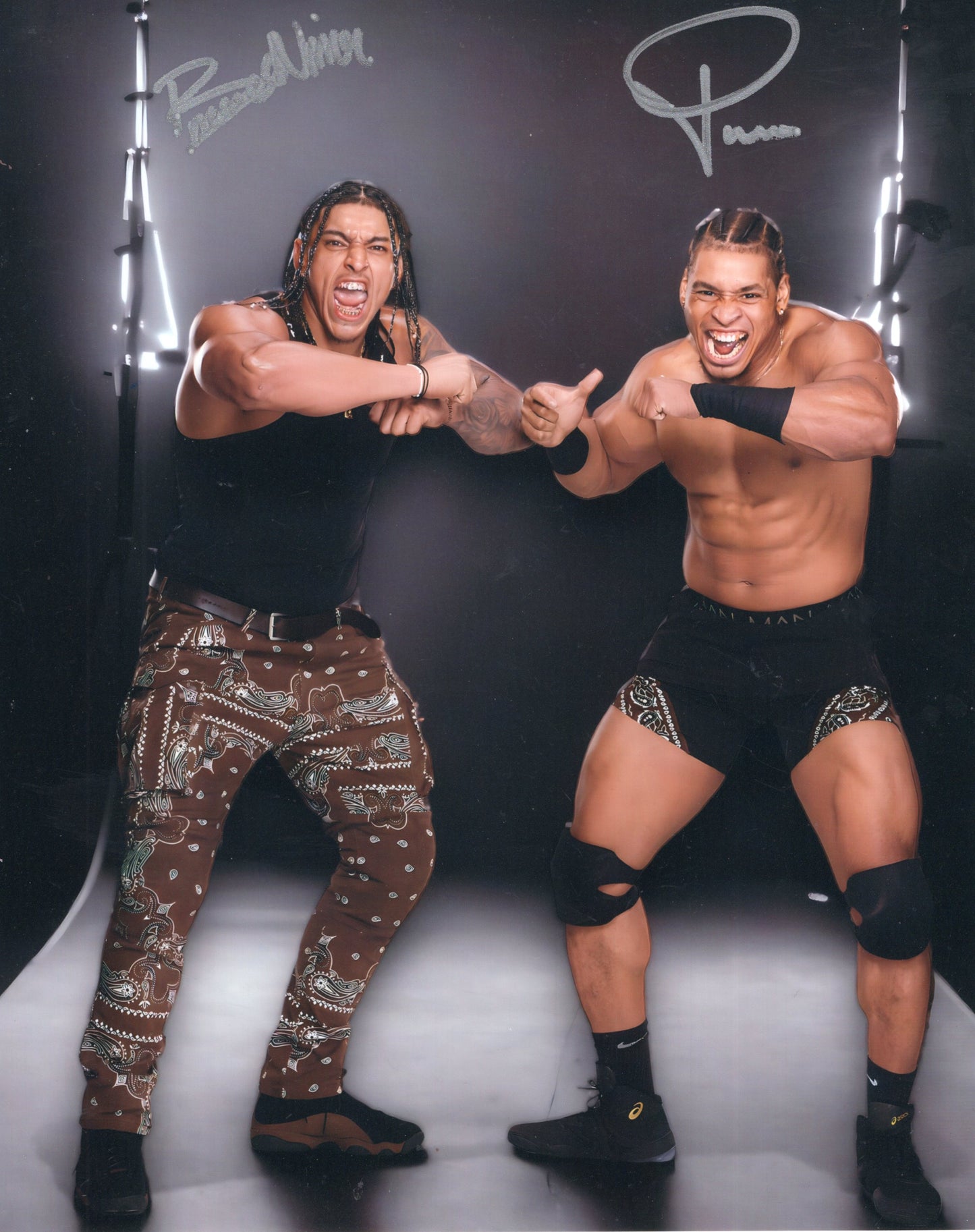 OTM Bronco Nima Lucien Price 8x10 photo signed auto autographed WWE NXT