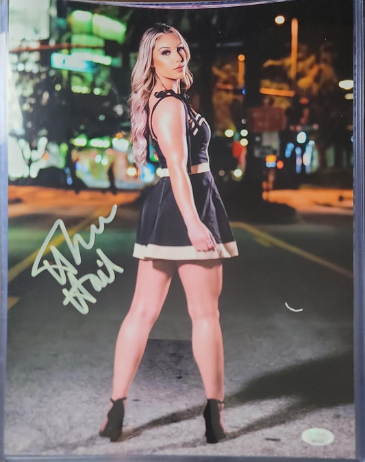 Thea Hail (metallic 11x14) WWE NXT SEXY photo signed auto autographed