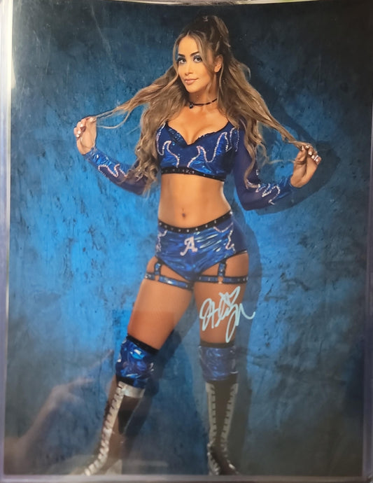 Aliyah (11x14 metallic photo) signed auto autographed