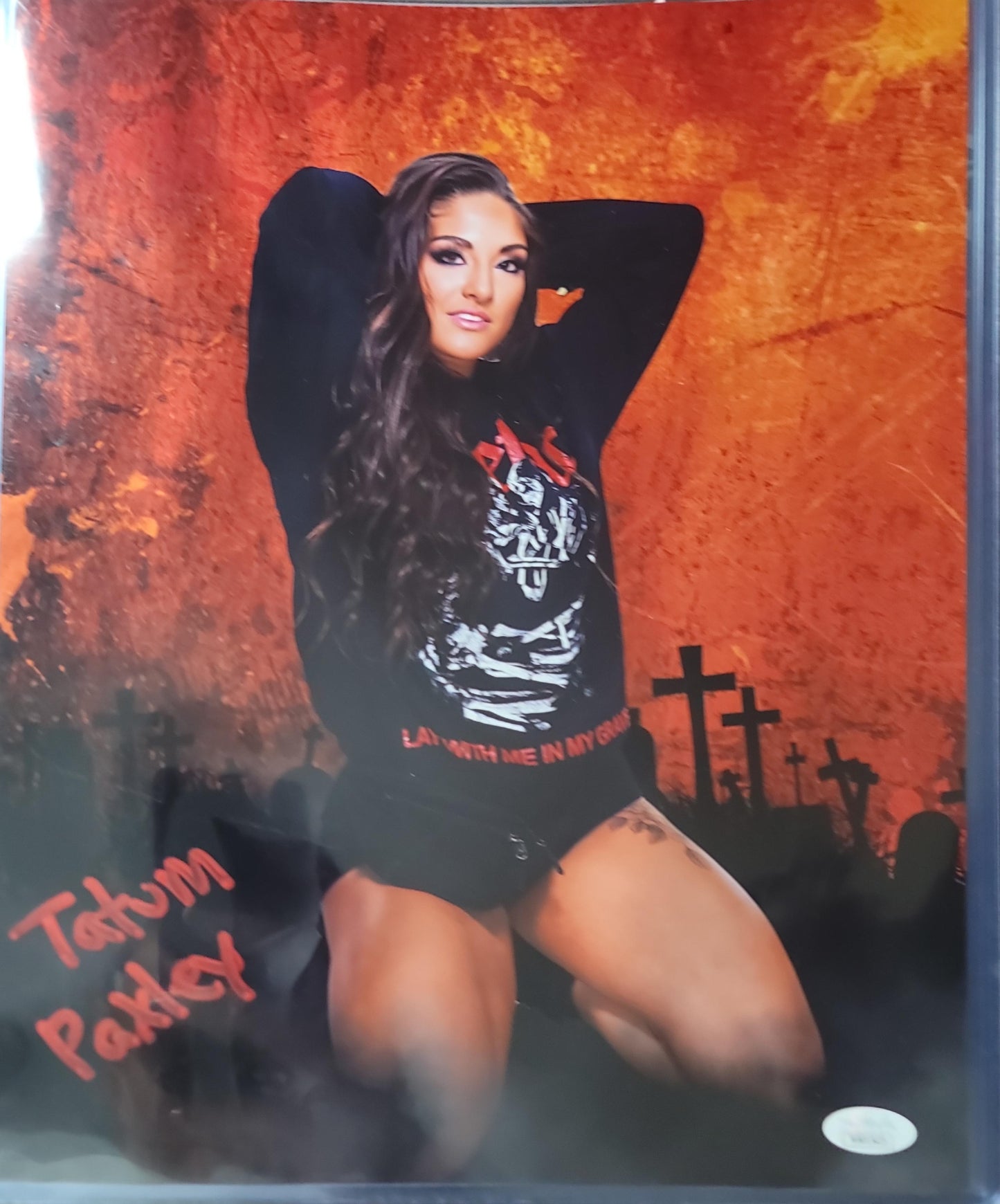 Tatum Paxley Funhouse (11x14 metallic) NXT WWE photo signed auto autographed