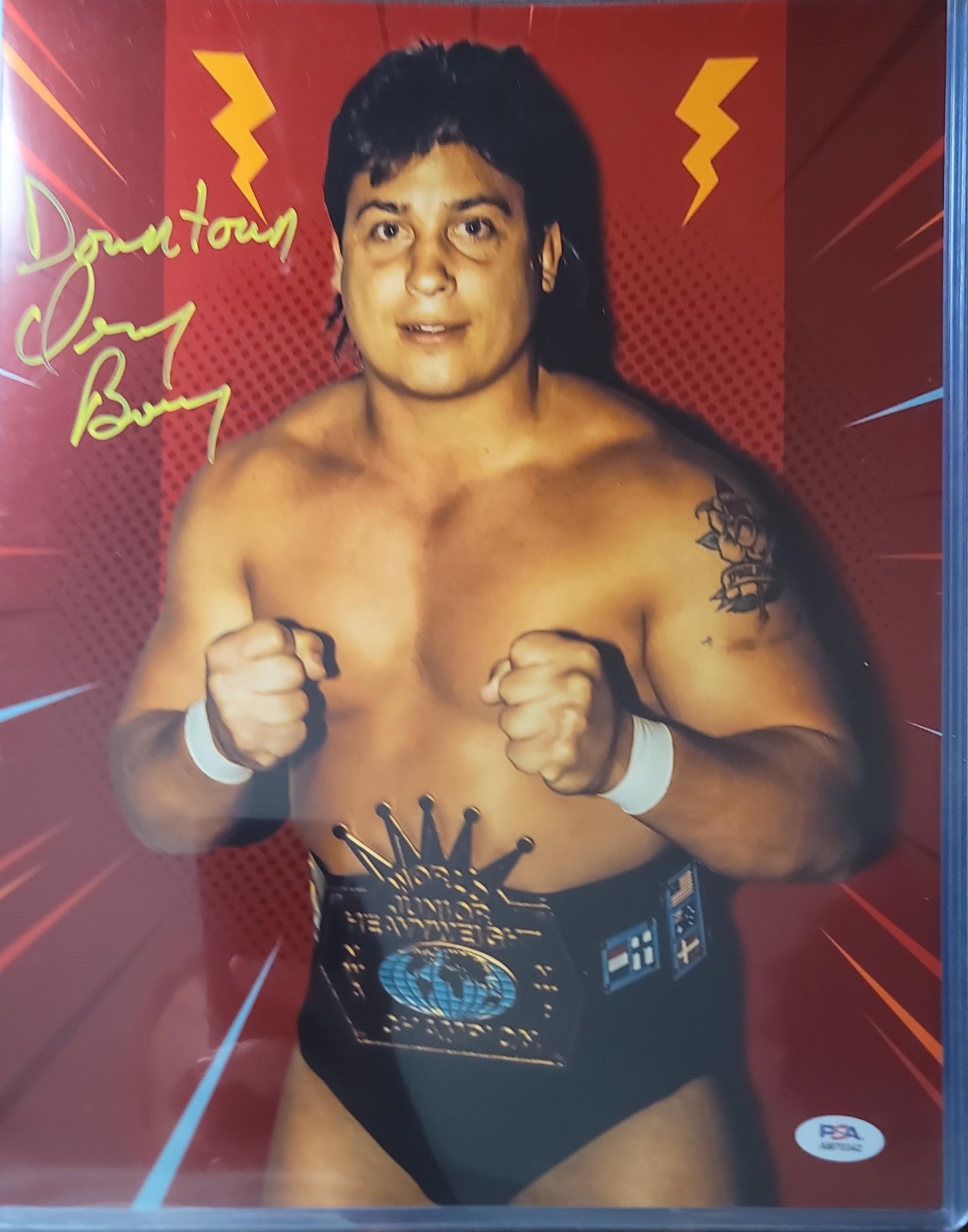 Downtown Denny Brown Funhouse (metallic 11x14) - NWA FCW photo signed auto autographed