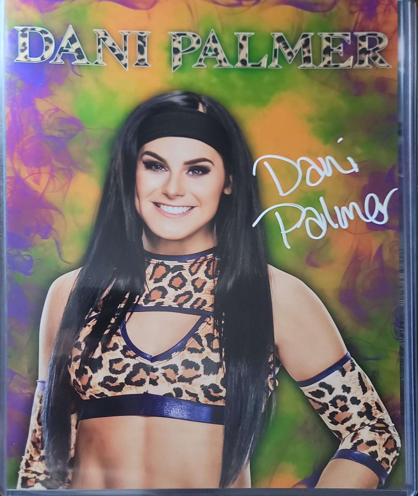 Dani Palmer (11x14 metallic) Autograph signed Photo WWE NXT Sexy auto
