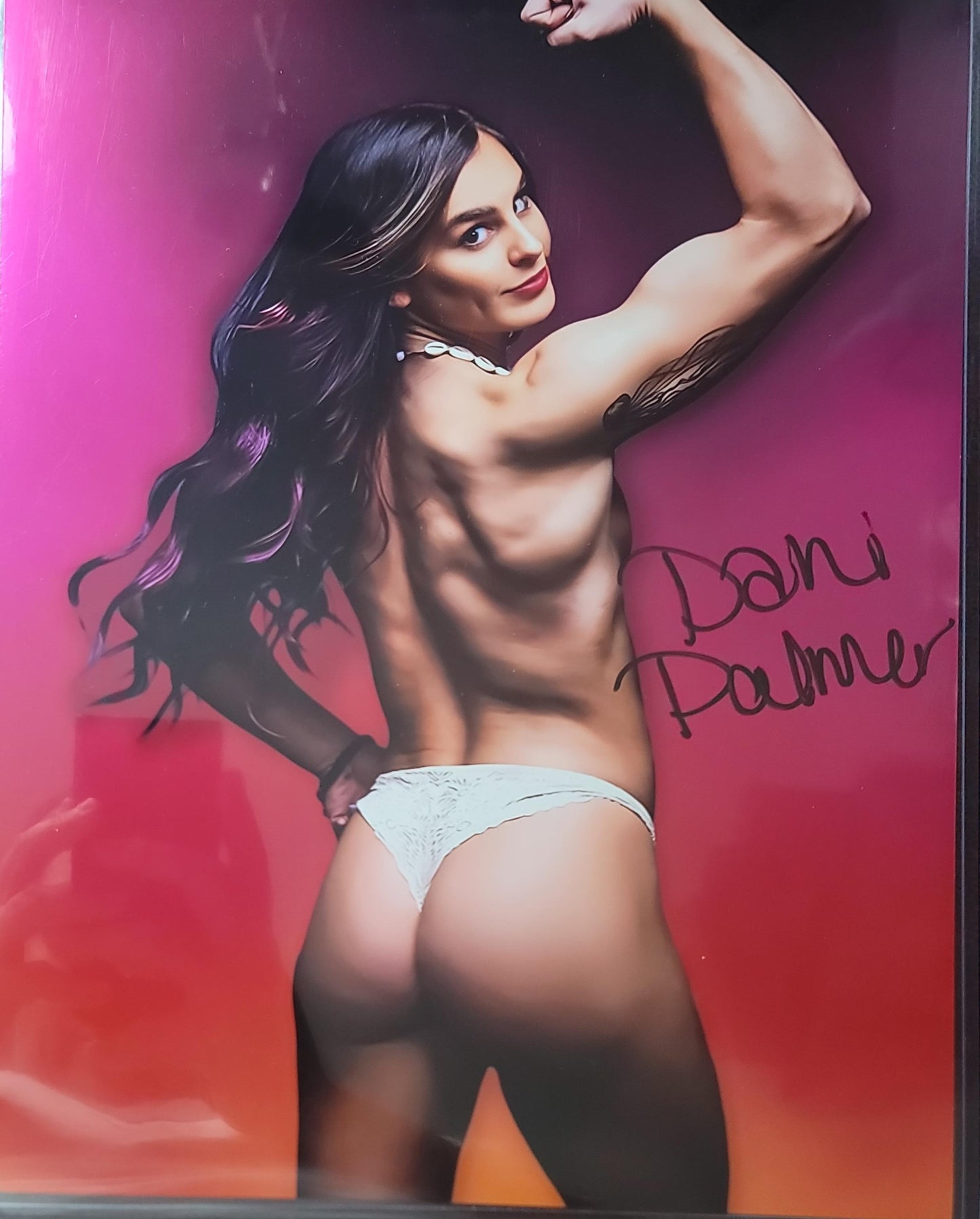 Dani Palmer (11x14 metallic) Autograph signed Photo WWE NXT Sexy auto