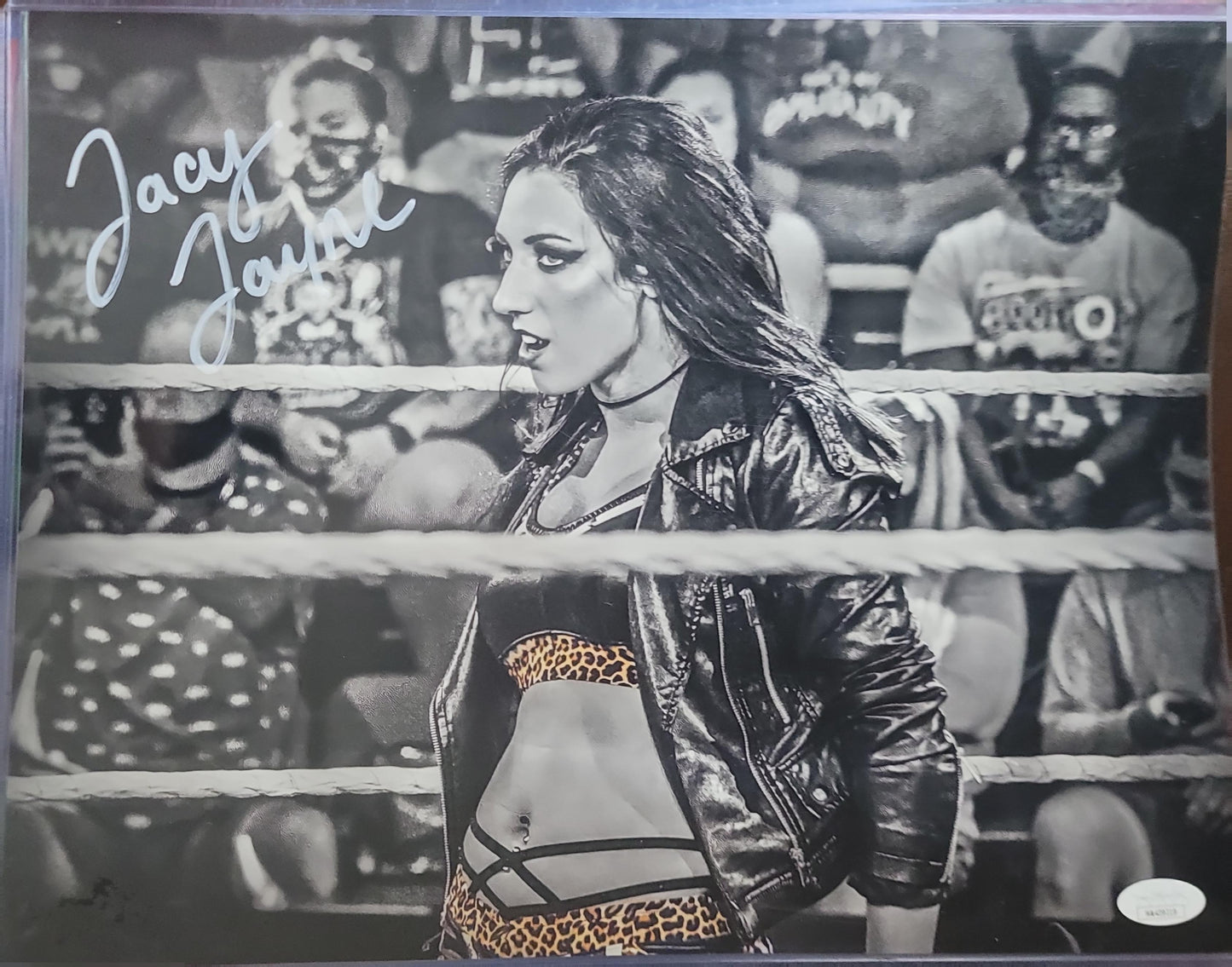 Jacy Jayne funhouse METALLIC 11x14 jsa photo signed auto autographed NXT WWE