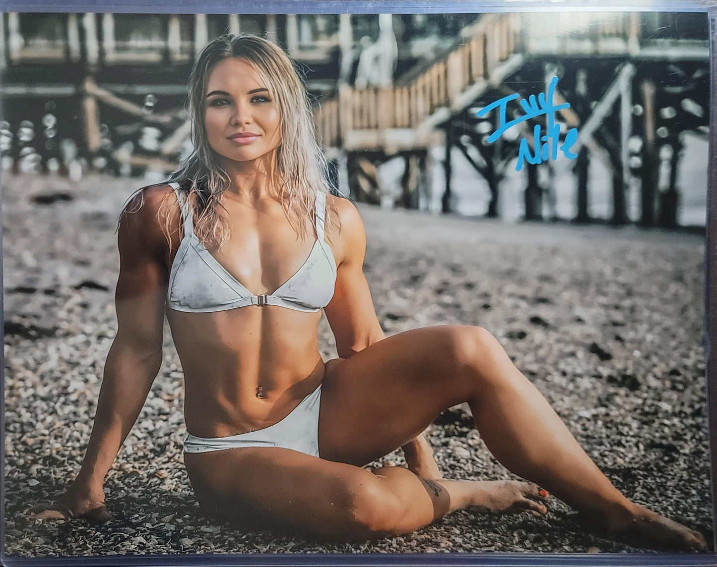 Ivy Nile (11x14 metallic) WWE NXT photo signed auto autographed