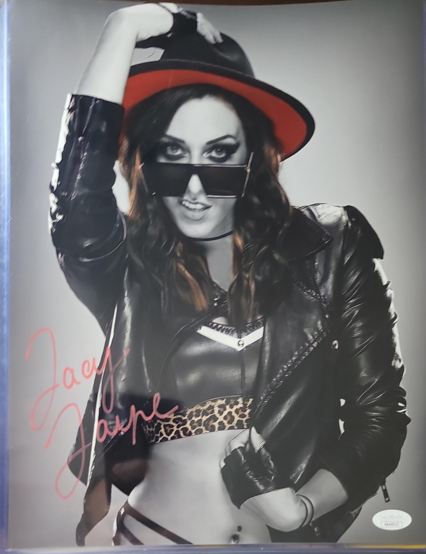 Jacy Jayne funhouse METALLIC 11x14 jsa photo signed auto autographed NXT WWE
