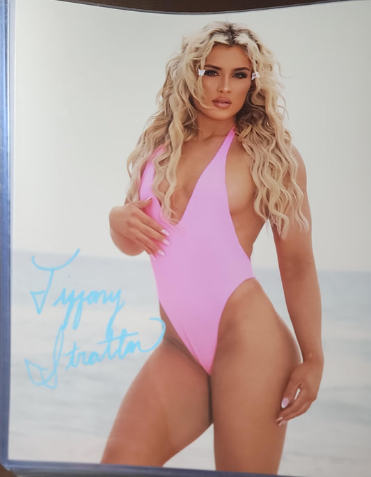 Tiffany Stratton (11x14 metallic)  full signature WWE NXT autograph signed photo