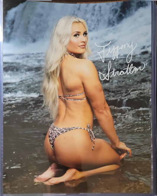 Tiffany Stratton (11x14 metallic)  full signature WWE NXT autograph signed photo