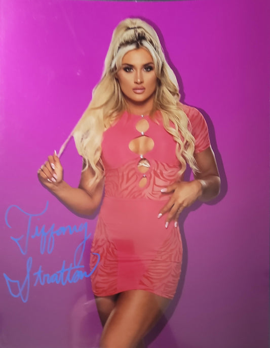 Tiffany Stratton (11x14 metallic)  full signature WWE NXT autograph signed photo