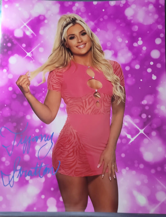 Tiffany Stratton (11x14 metallic)  full signature WWE NXT autograph signed photo