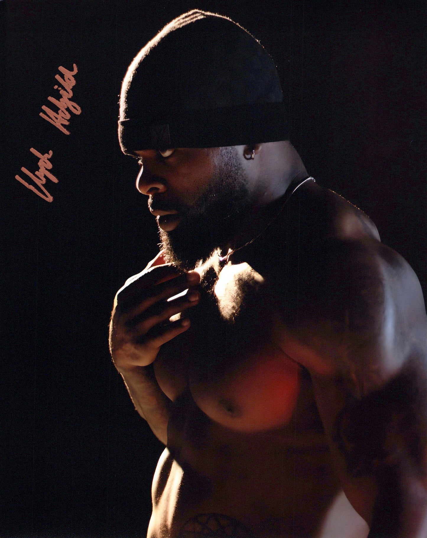 Elijah Holyfield (8x10) photo signed auto autographed WWE LFG Football NXT