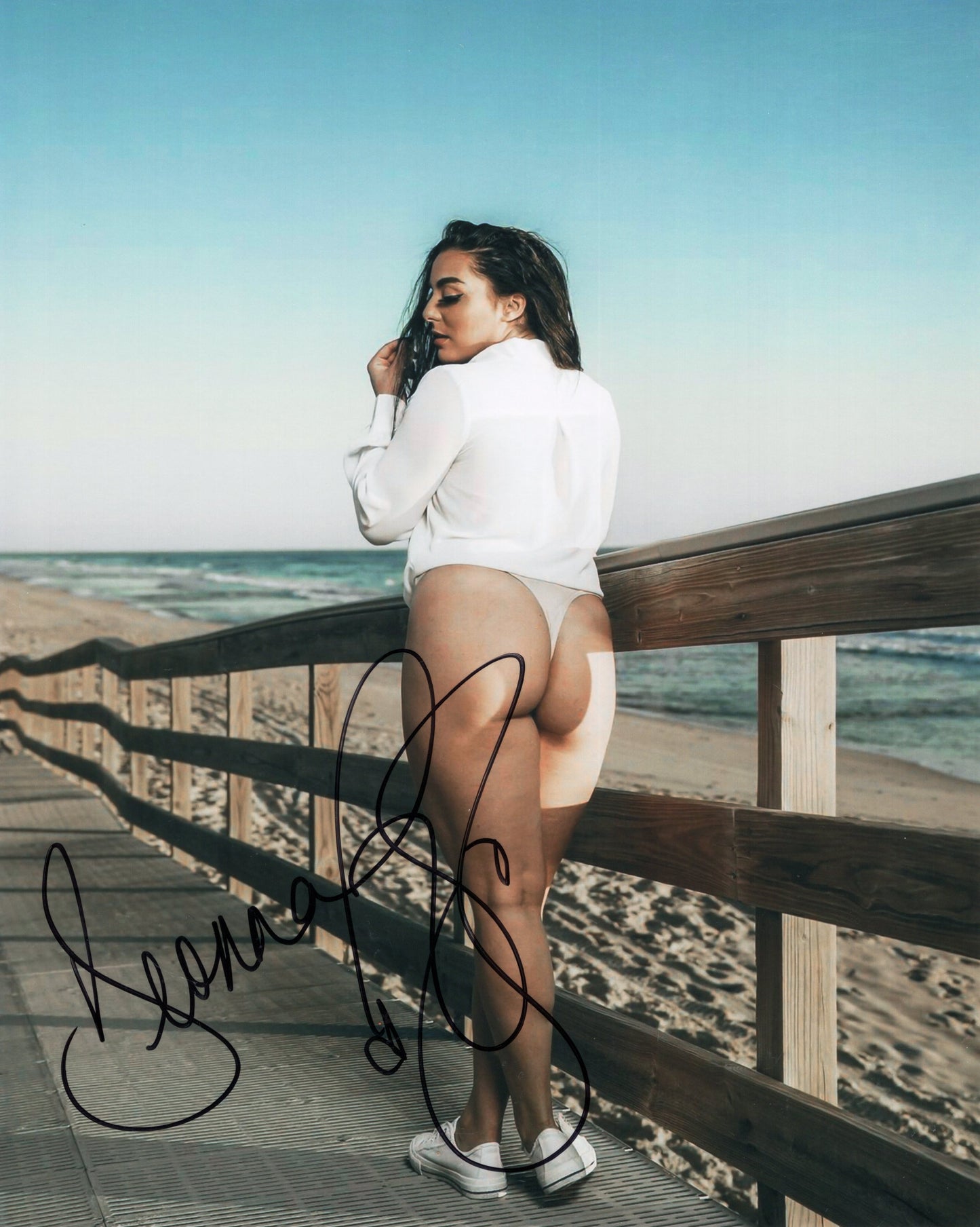 Deonna Purrazzo (metallic 8x10) photo signed auto autographed AEW TNA
