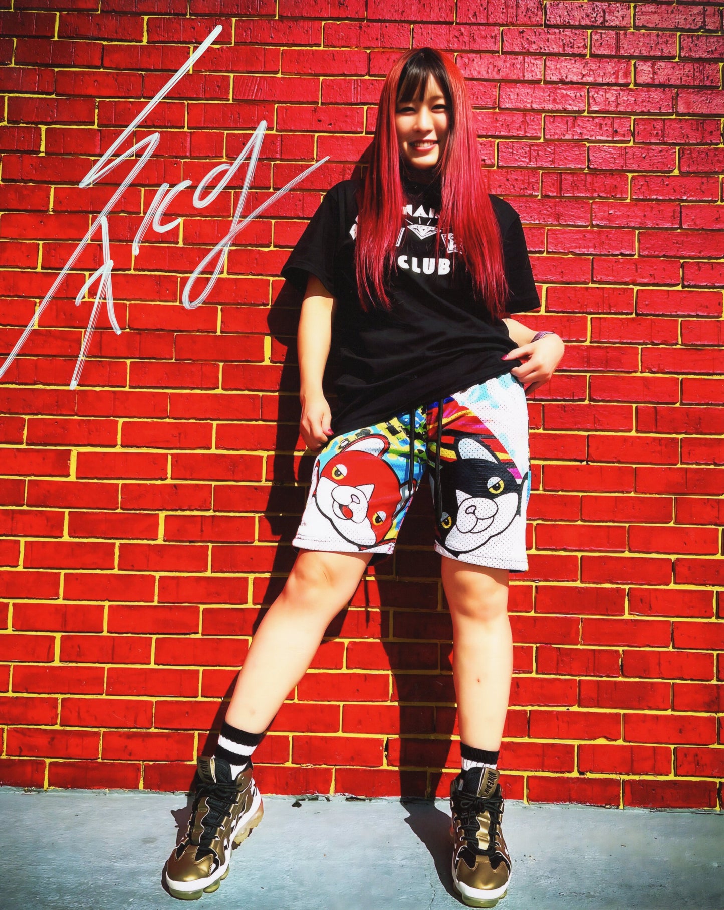 Io Sharai Iyo Sky Funhouse (metallic 8x10) - wwe photo signed auto autographed SEXY