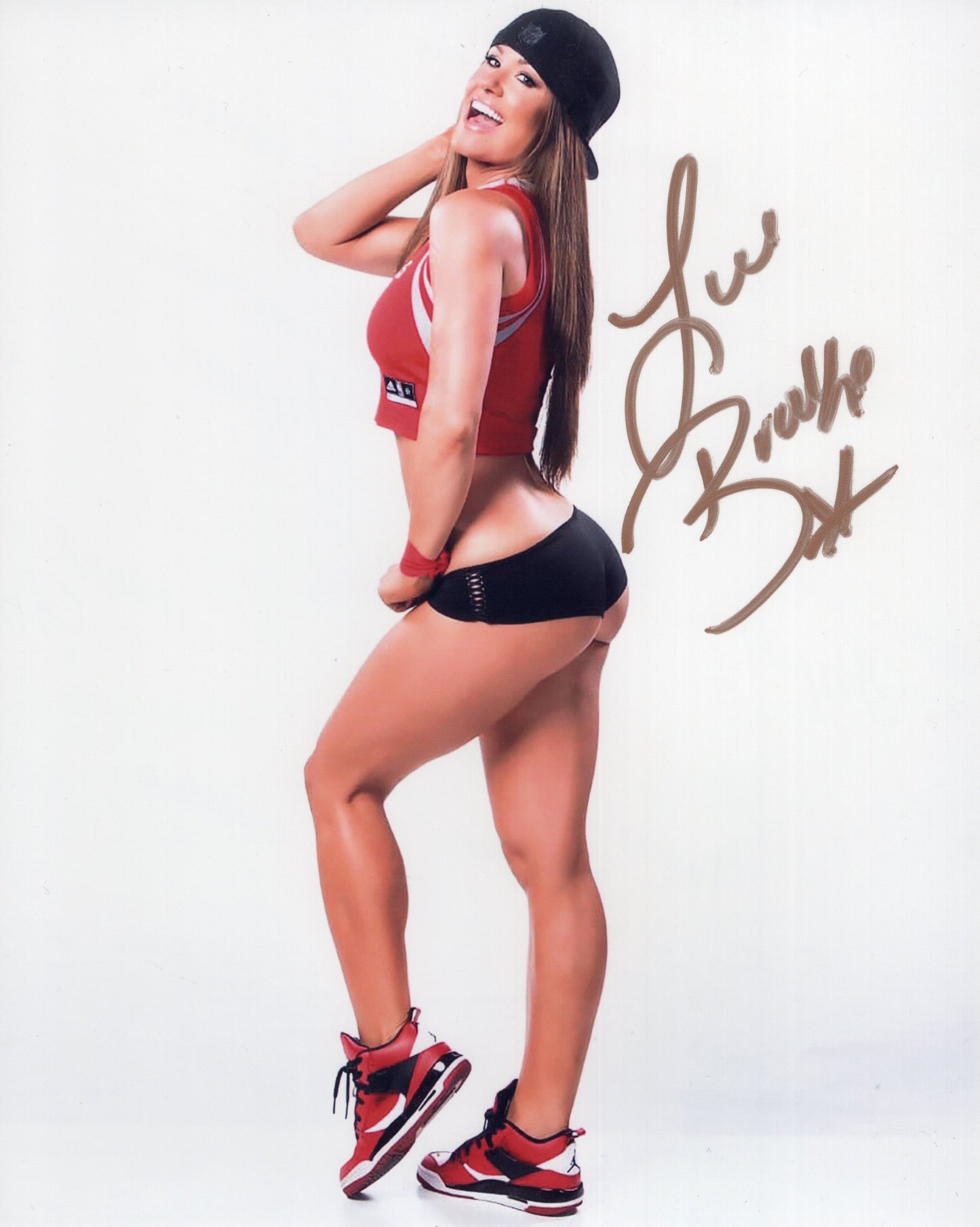 Brooke Adams aka Brooke Tessmacher 8x10 photo signed auto autographed TNA impact