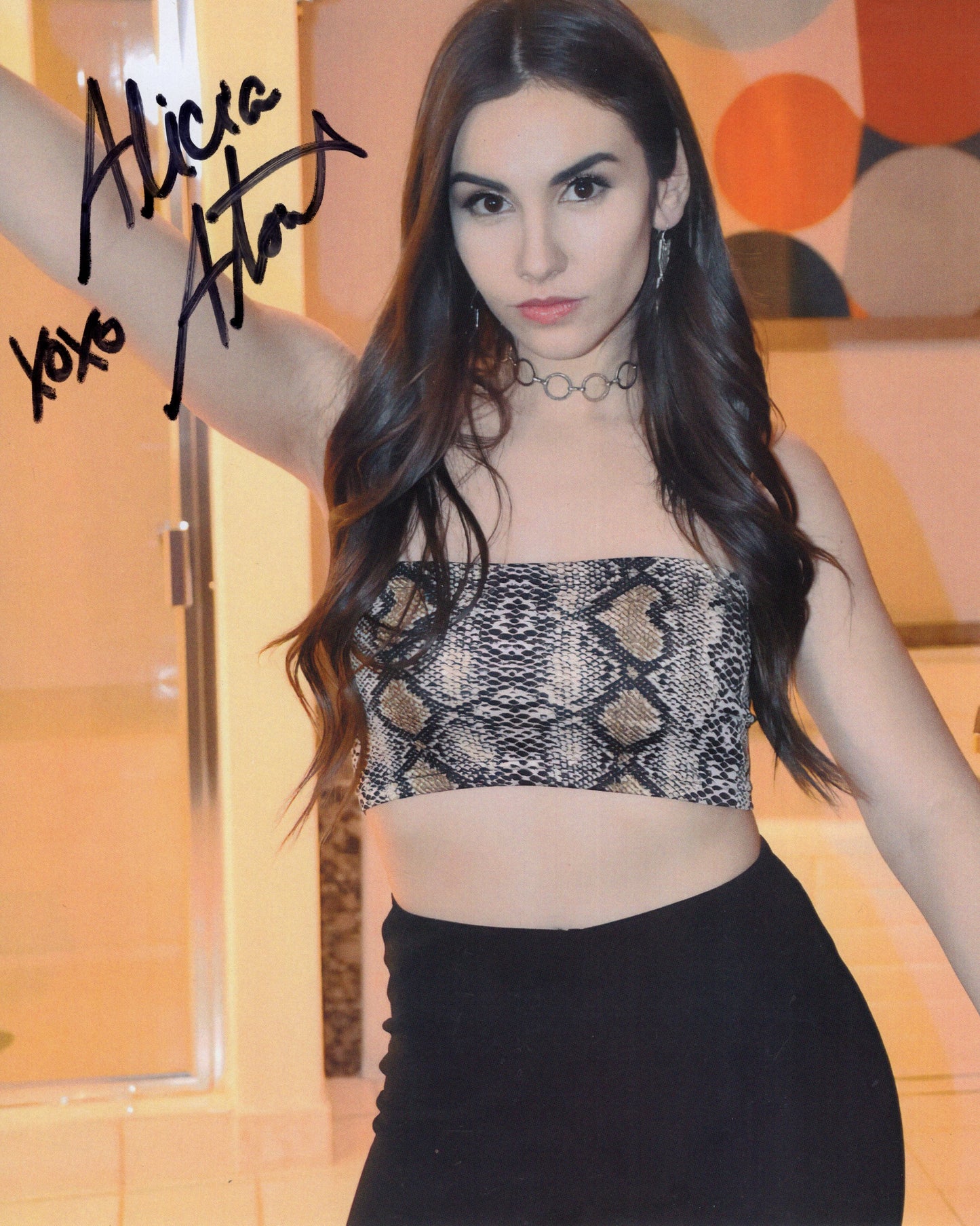 Alicia Atout (8x10) Signed Photo Wrestling WWE AEW MLW Auto Autographed