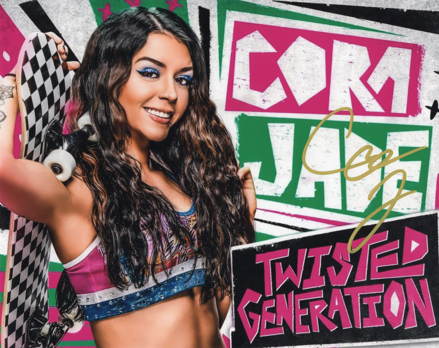 Cora Jade (8x10) NXT WWE photo signed auto autographed