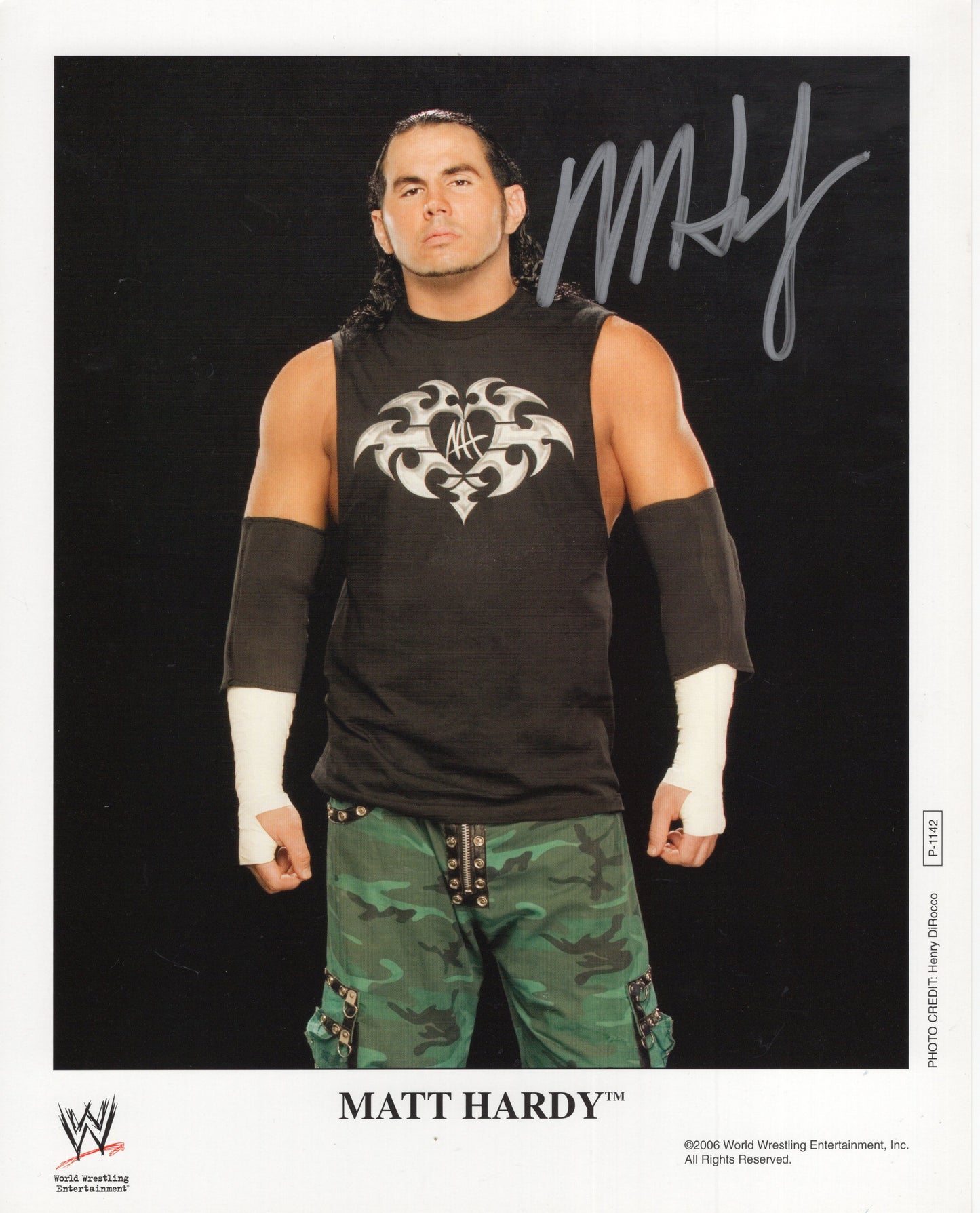 Matt hardy original promo photo signed auto autographed