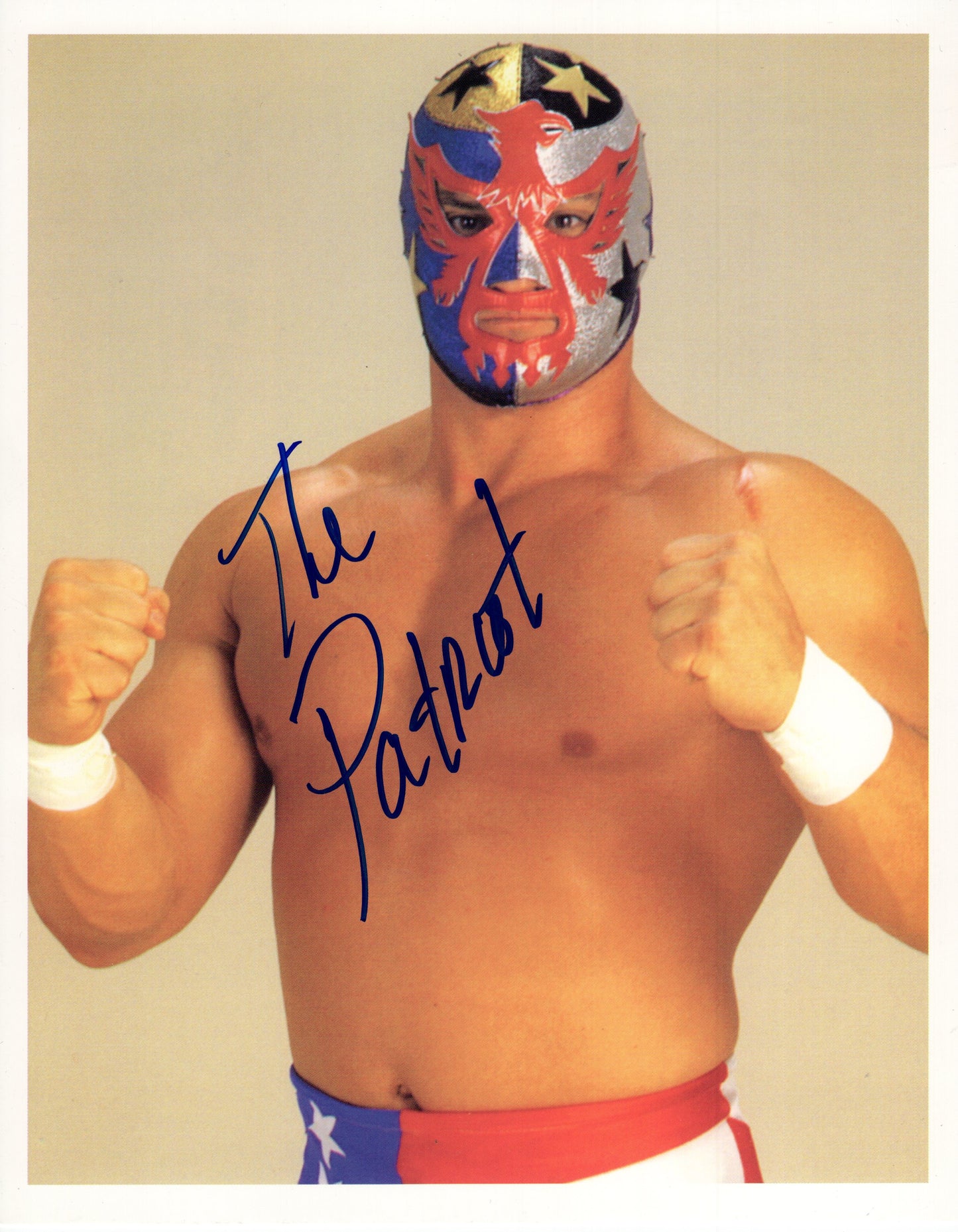 Patriot signed 8x10 deceased photo signed auto autographed WCW WWF