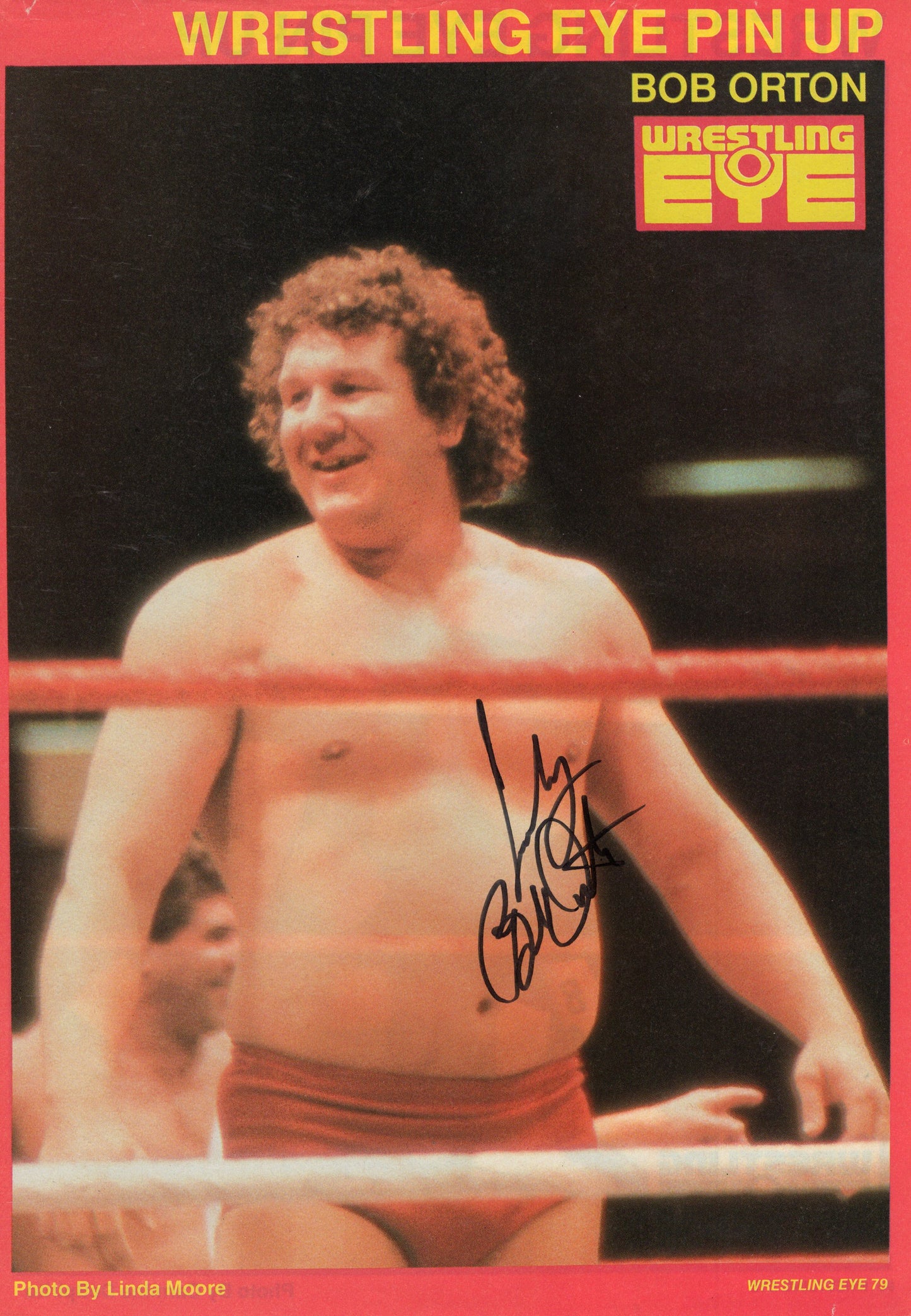 Cowboy Bob Orton (magazine page) signed autographed