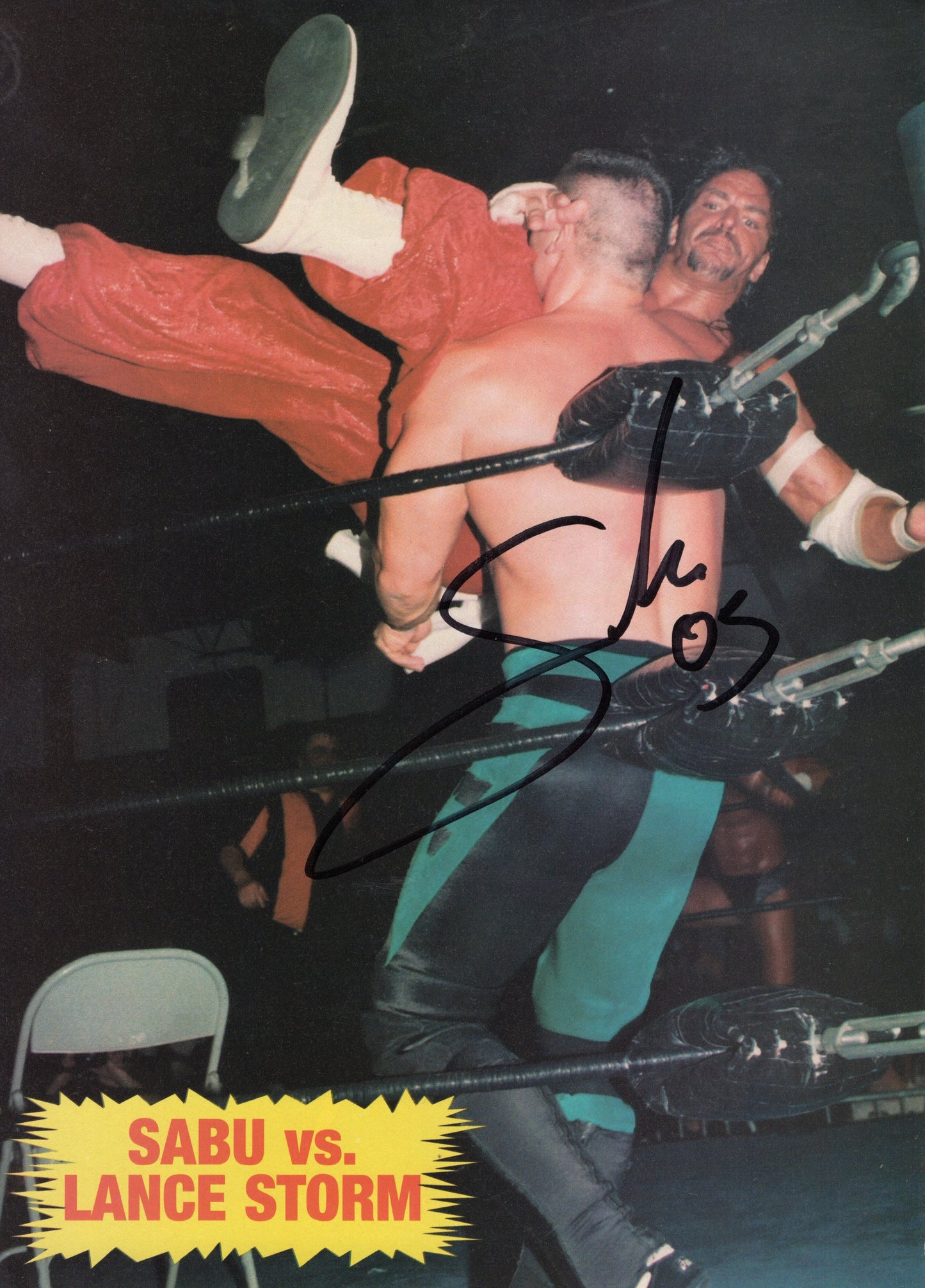 Sabu (magazine page) photo signed auto autographed