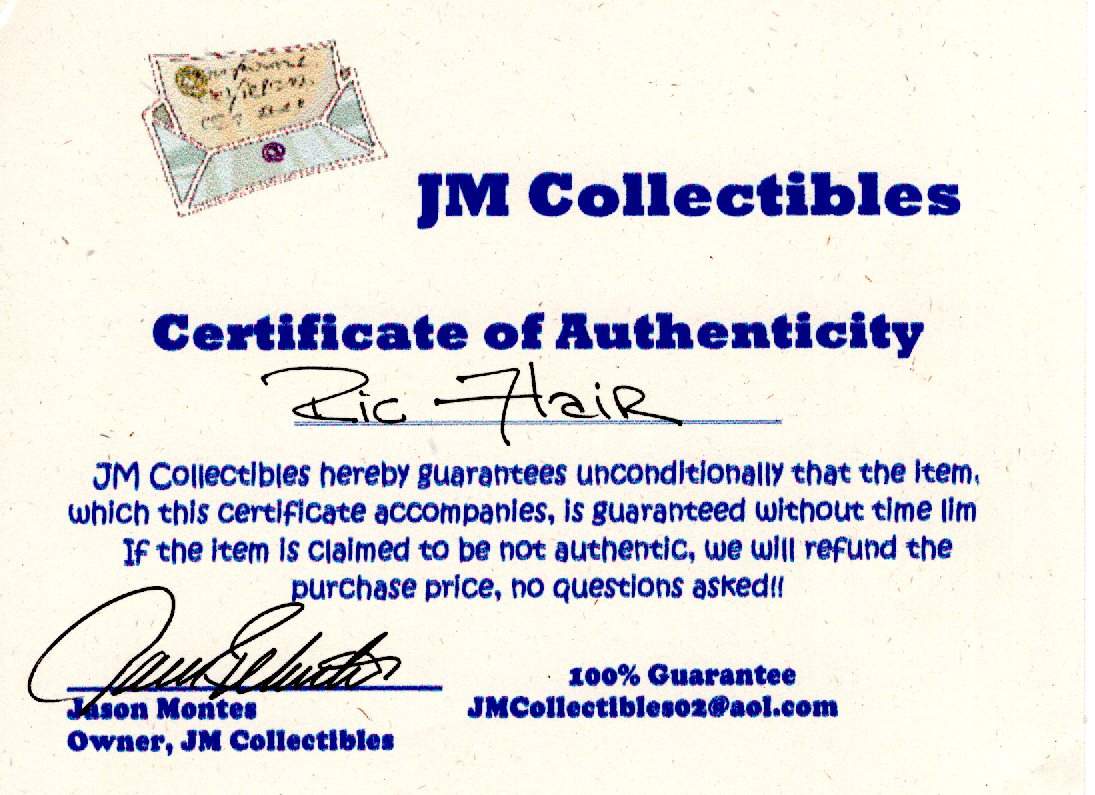 Ric flair Nature Boy (magazine page) photo signed auto autographed NWA WCW COA