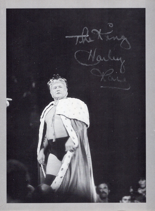 Harley Race (magazine page) signed auto autographed inscribed WWF