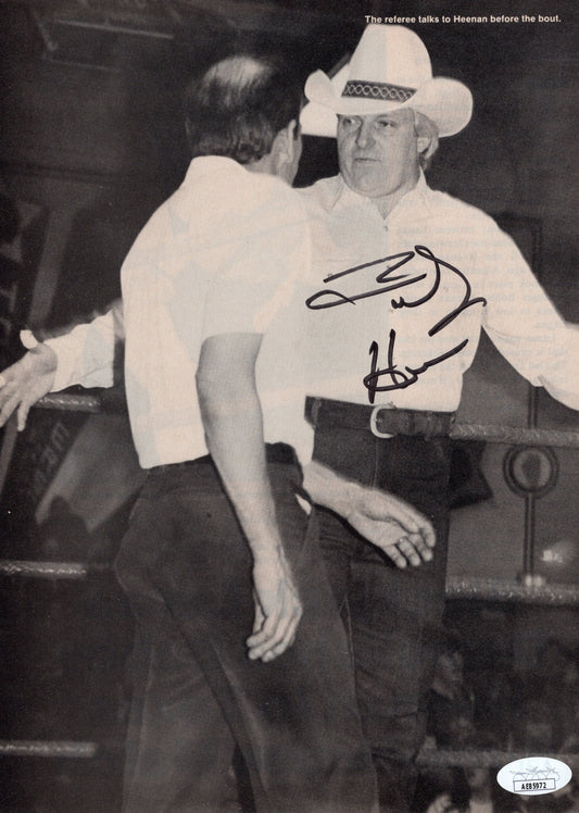 Bobby Heenan JSA (magazine page) photo signed auto autographed WWF