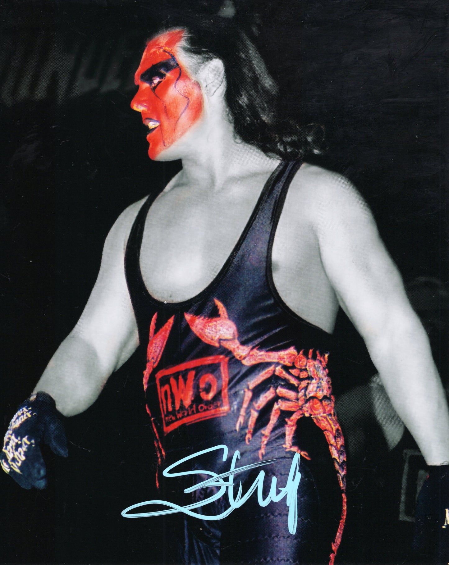 Sting 8x10 metallic photo signed auto autographed