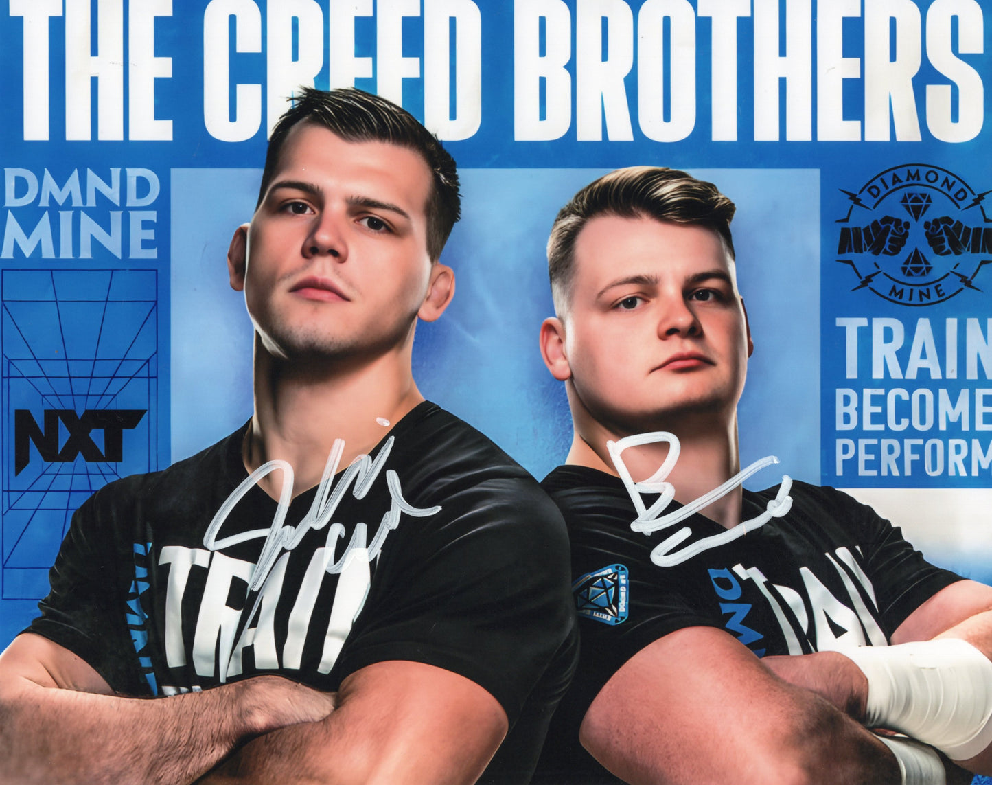 Creed Brothers (8x10) WWE NXT photo signed auto autographed