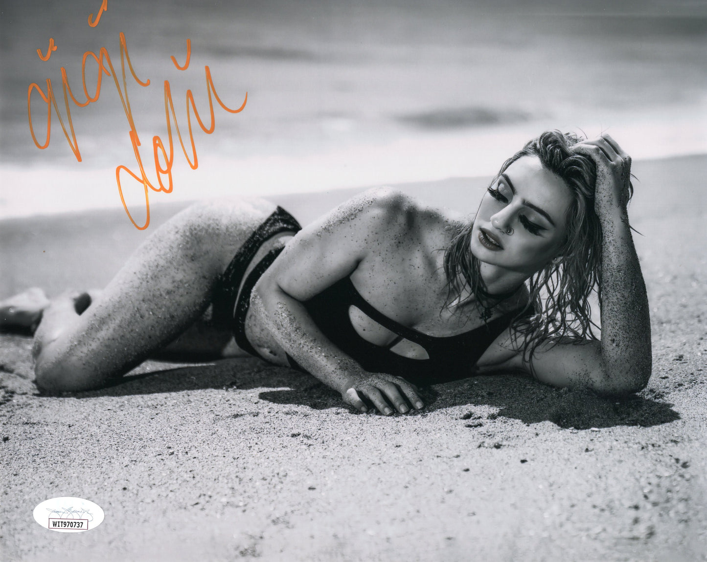 Gigi Dolin (8x10 metallic) jsa coa photo signed auto autographed