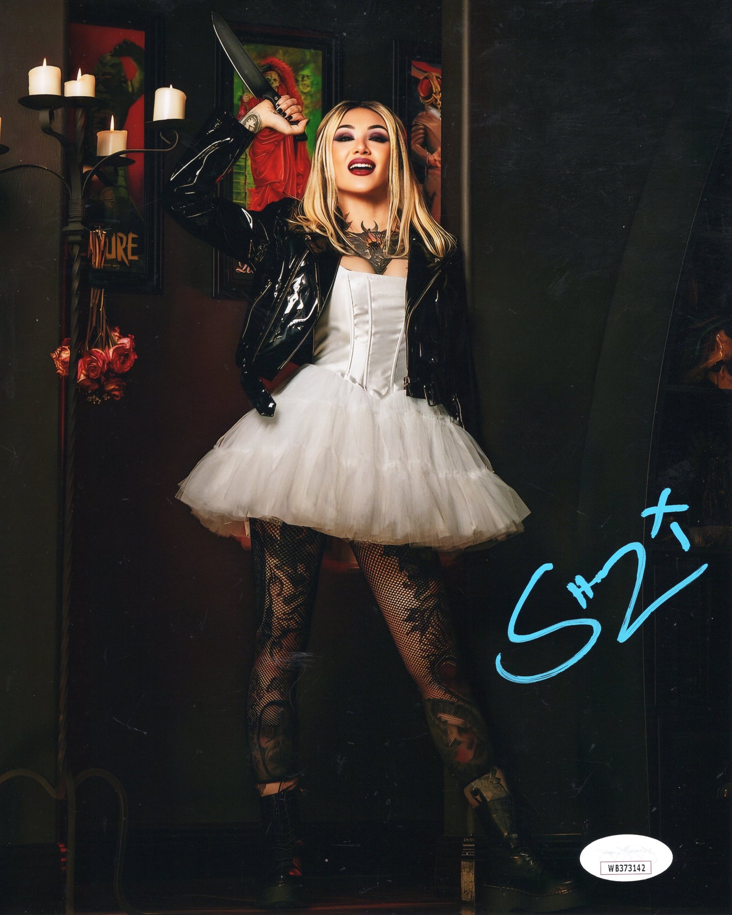 Shotzi (8x10 metallic) Funhouse JSA COA photo signed auto autographed WWE