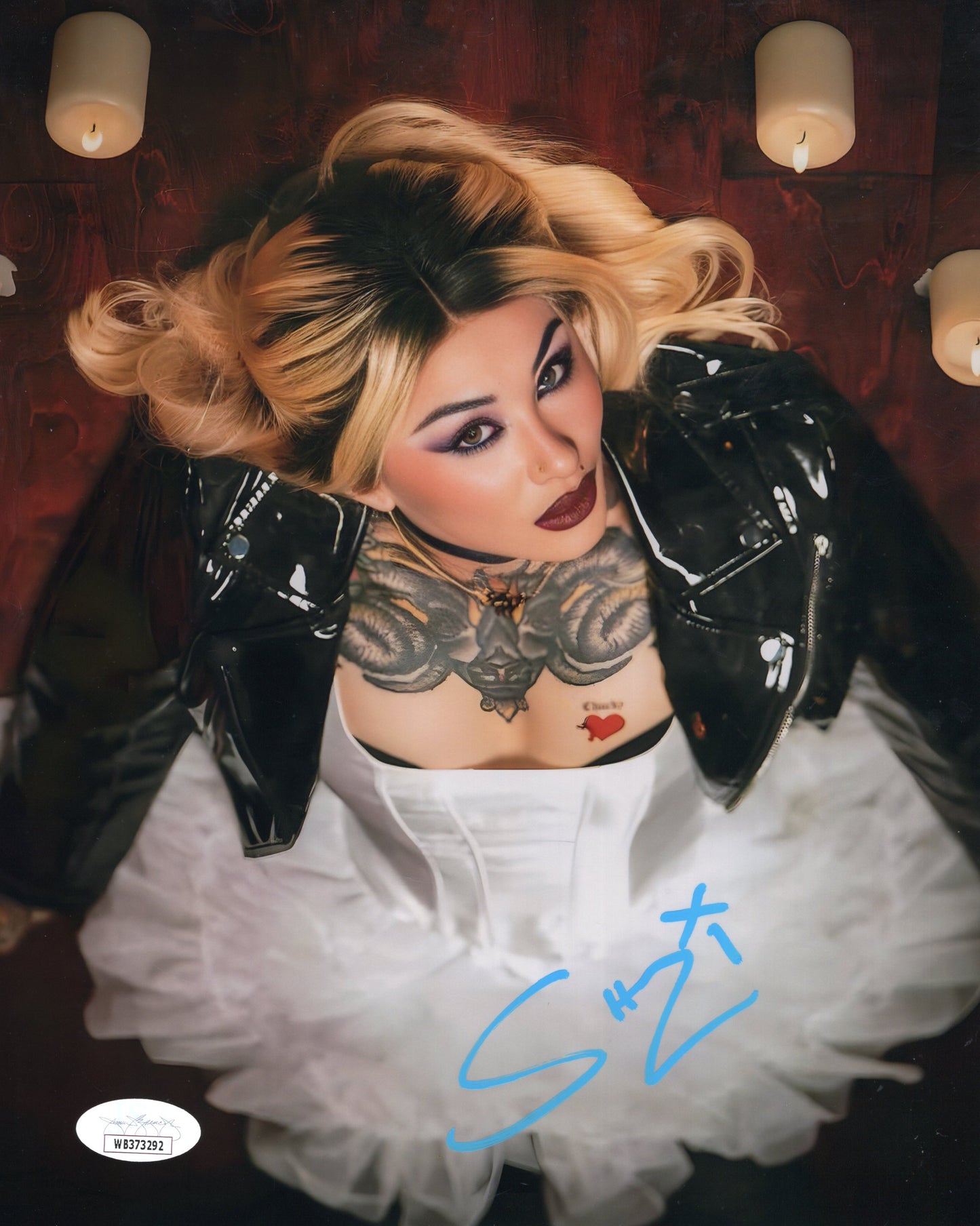 Shotzi (8x10 metallic) Funhouse JSA COA photo signed auto autographed WWE