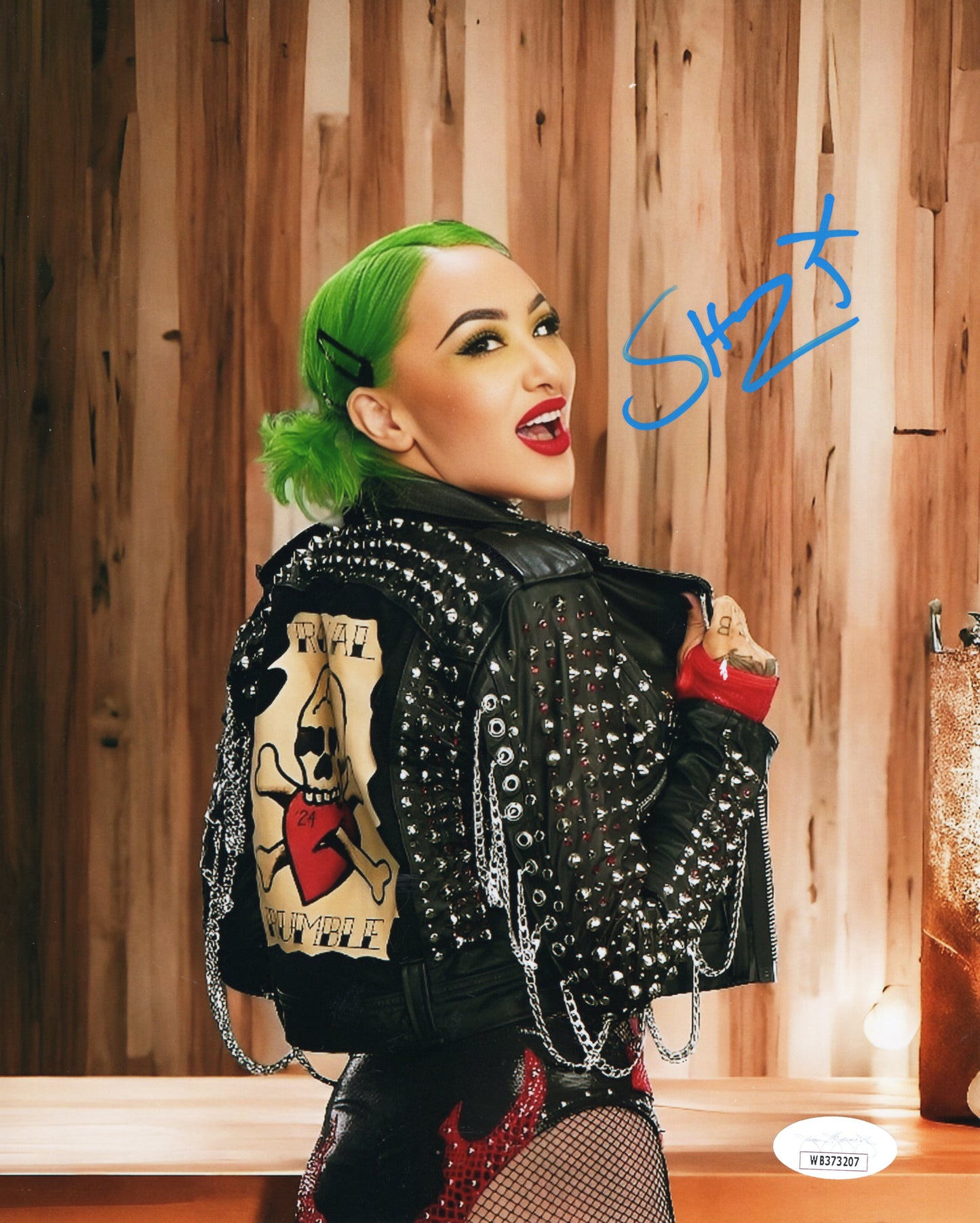 Shotzi (8x10 metallic) Funhouse JSA COA photo signed auto autographed WWE